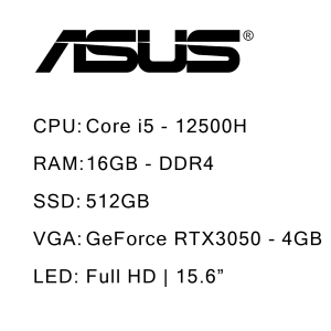 لپ تاپ ایسوس TUF Gaming F15 FX507ZC4 – 135652