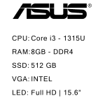 مشخصات، قیمت و خرید لپ تاپ ایسوس 1000- 15.6 اینچی مدل X1504 VA | پدیده شیراز