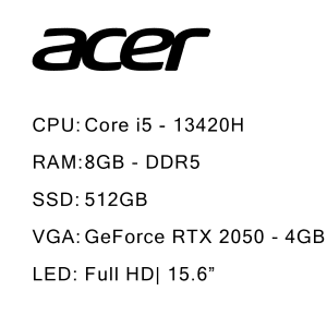 لپ تاپ ایسر 143221 – ACER NITRO V-ANV 15