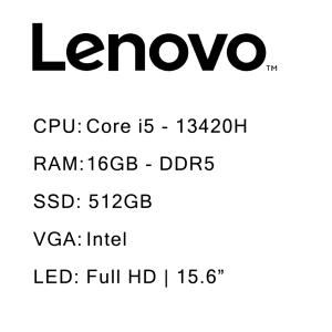 لپ تاپ لنوو Lenovo V15 G5 IRU  I5 (13420H) 16G  512SSD Intel _ 155609